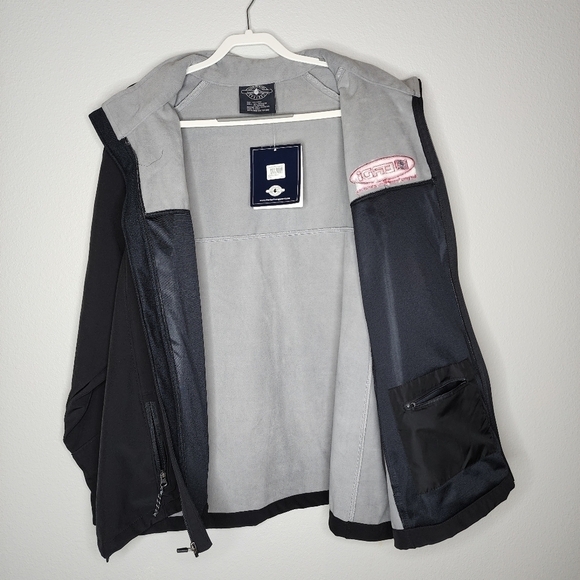 Charles River Men's Black/ Vapor Grey Soft Shell Jacket size 3X - Picture 5 of 14